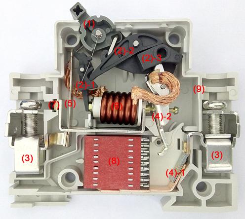 Wenzhou Juer Electric Co.,Ltd компаниясының миниатюралық ажыратқышының құрылымы